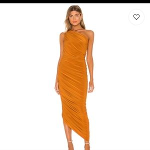 Norma Kamali Diana Gown Bronze- Medium